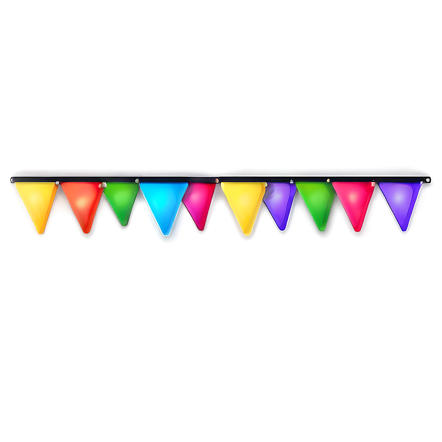 Colorful Triangle Banner Clipart Png Wcx PNG Image