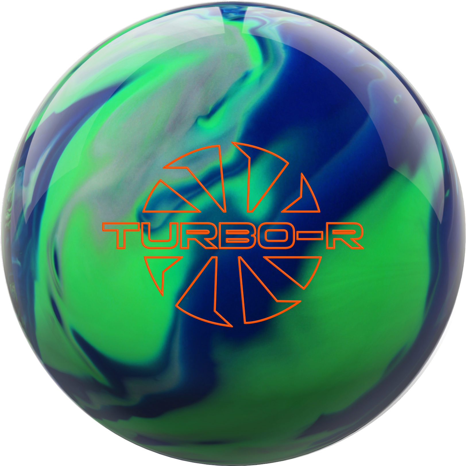 Colorful Turbo R Bowling Ball PNG Image