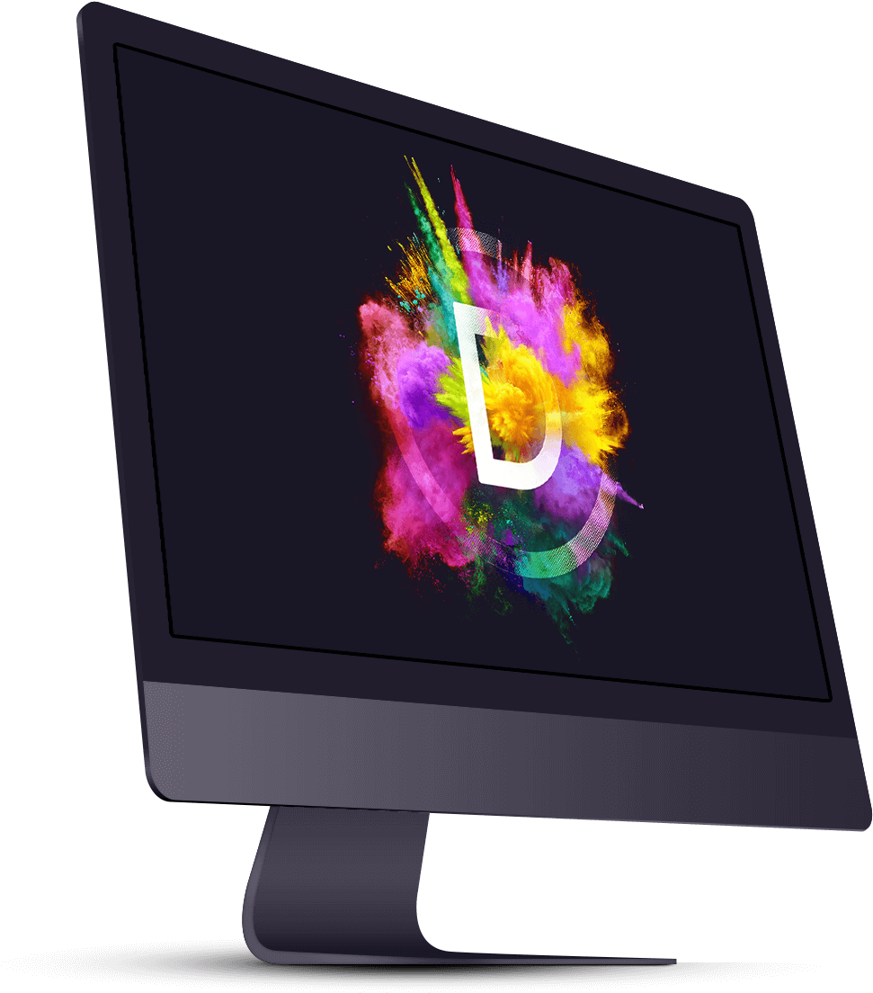 Colorfuli Mac Display PNG Image