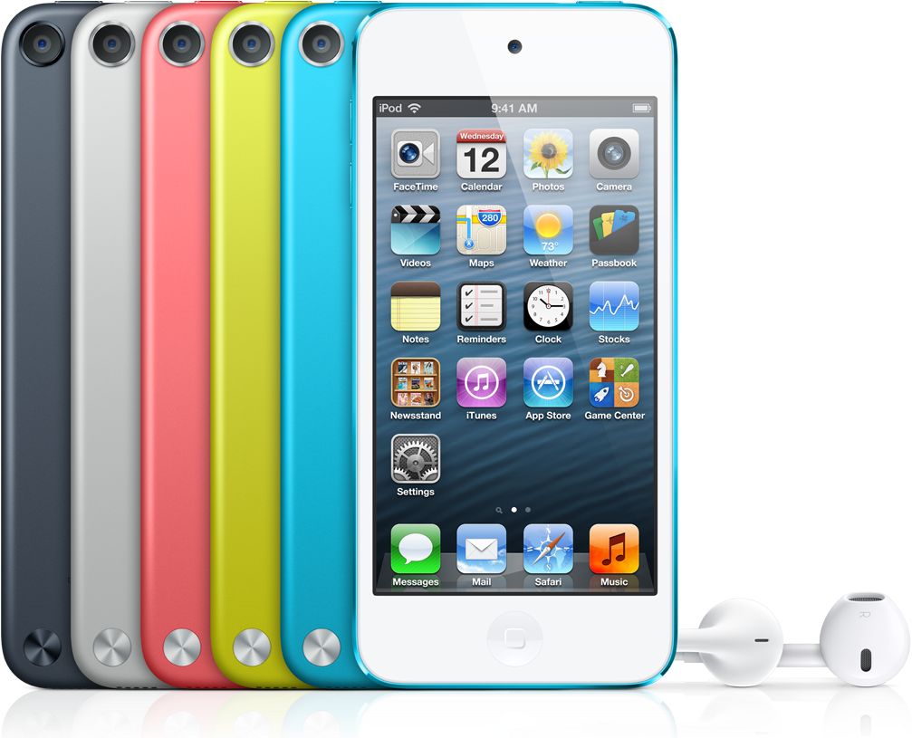 Colorfuli Pod Touch Collection PNG Image