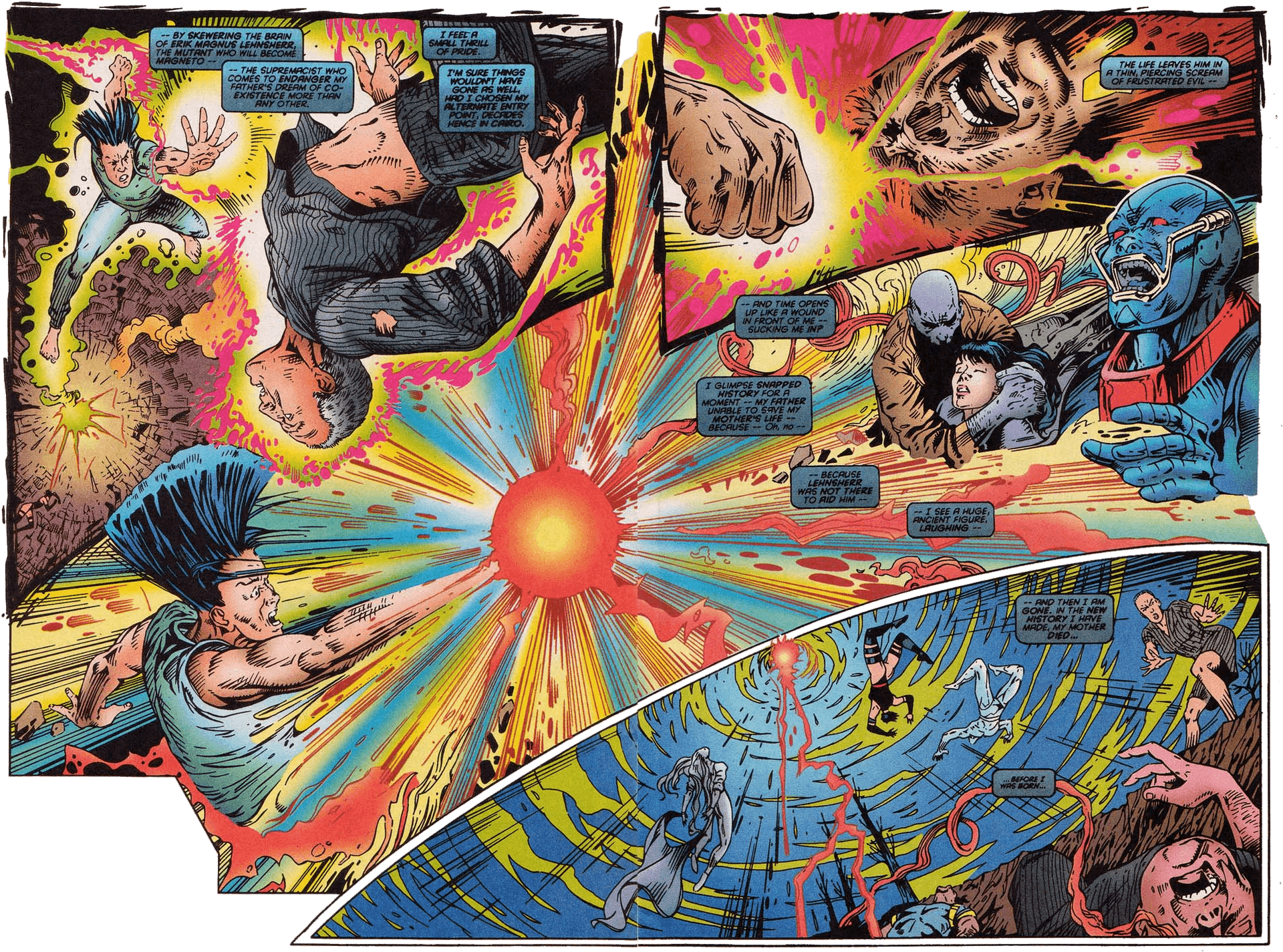 Comic Book Battle Explosion PNG Image