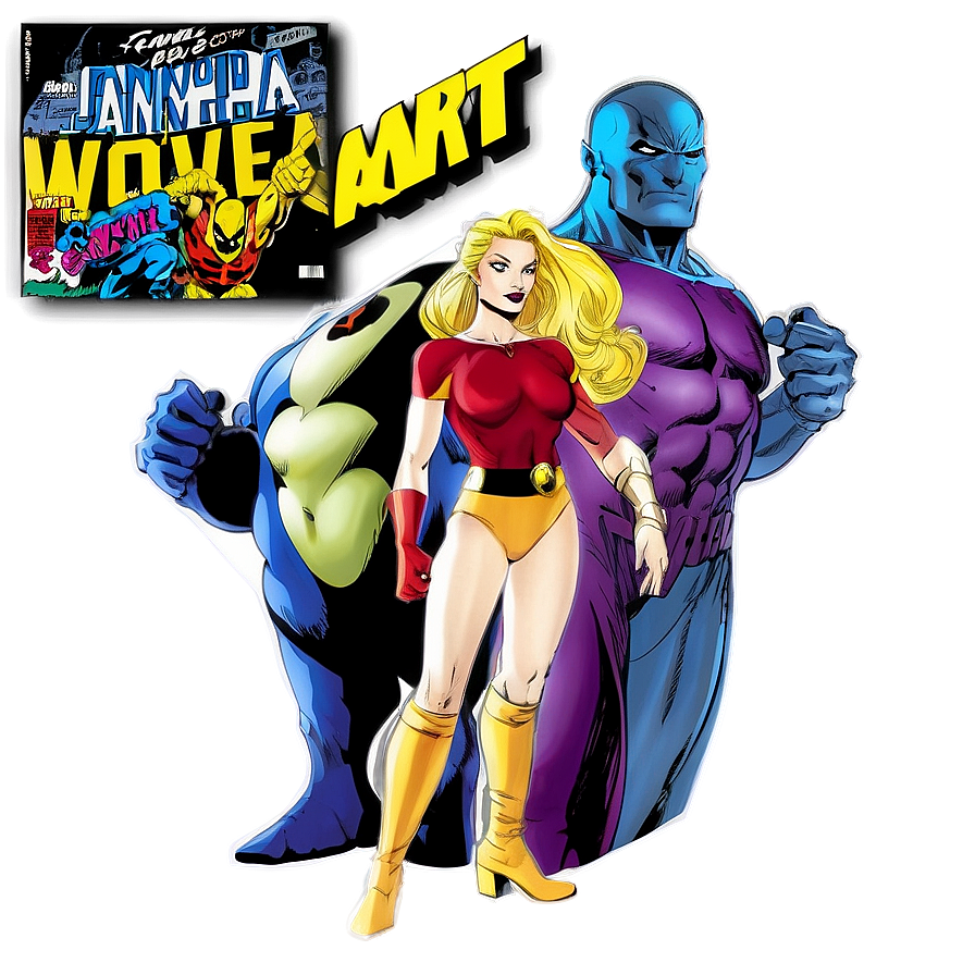 Comic Book Characters Png Cai PNG Image