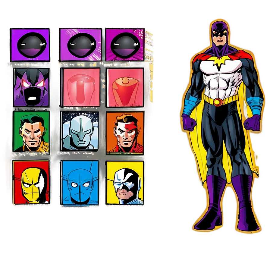 Comic Book Characters Png Kuy58 PNG Image