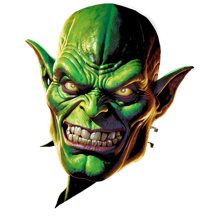 Comic Green Goblin Png Fjx34 PNG Image