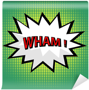 Comic Wham Explosion Bubble PNG Image