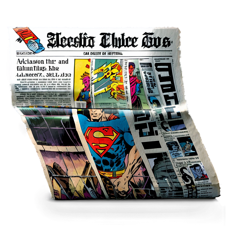 Comics And Puzzles Newspaper Png Aki PNG Image