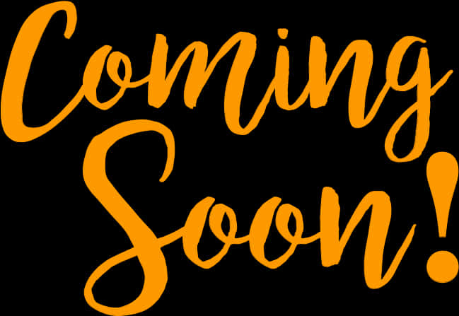 Coming Soon Announcement PNG Image