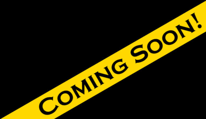 Coming Soon Announcement Banner PNG Image