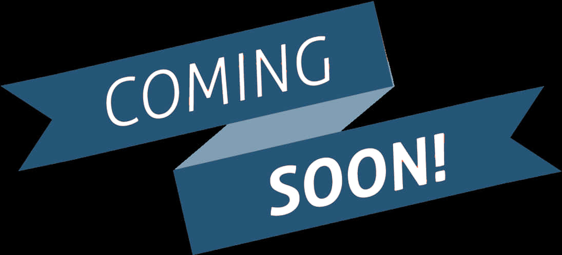 Coming Soon Announcement Banner PNG Image