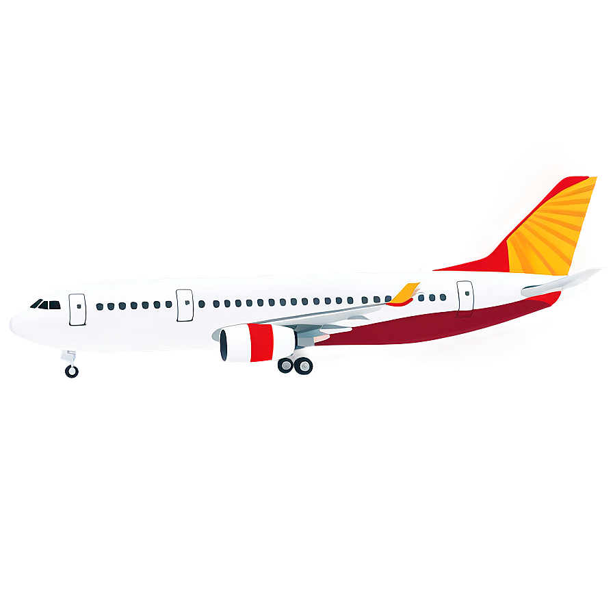 Commercial Airplane Png 05042024 PNG Image