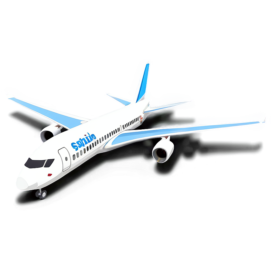 Commercial Airplane Png Fmd PNG Image