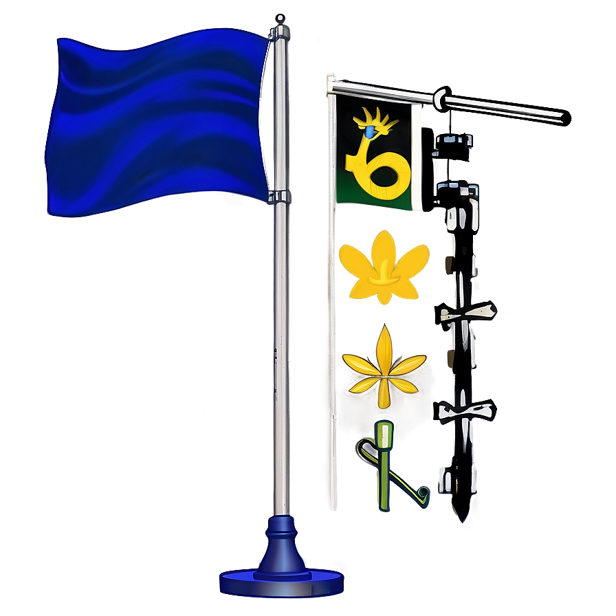 Commercial Flagpole Design Png Etl PNG Image