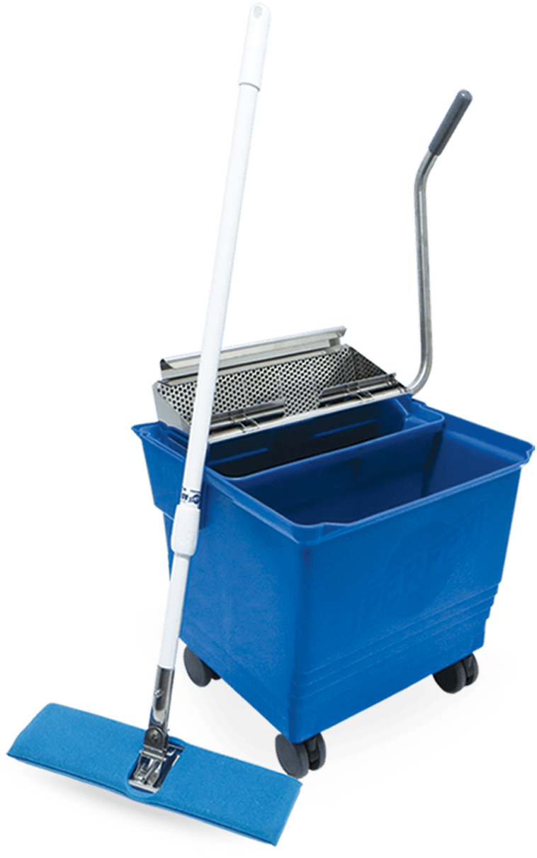 Commercial Mopand Bucket System PNG Image