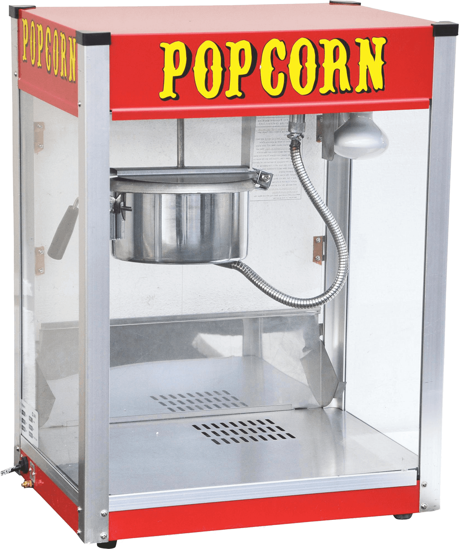 Commercial Popcorn Machine PNG Image