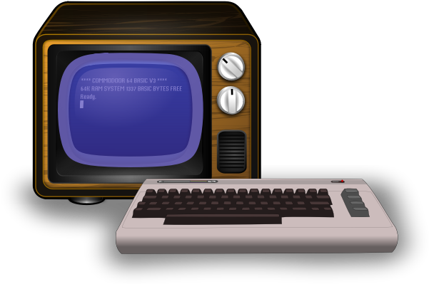 Commodore64 Classic Setup PNG Image