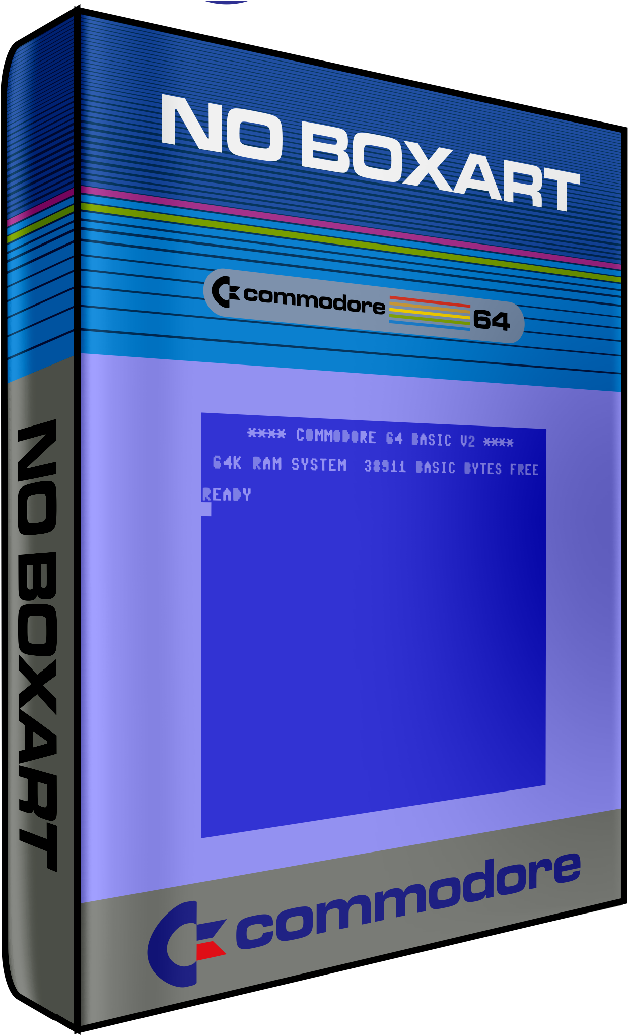 Commodore64 No Box Art PNG Image