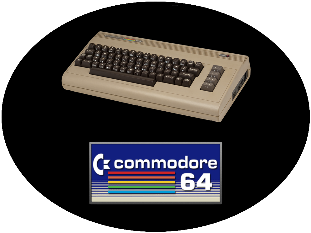 Commodore64 Vintage Computer PNG Image