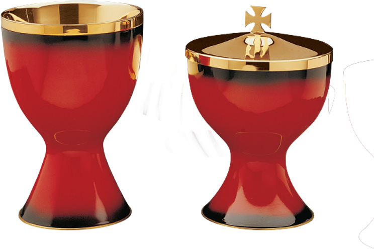 Communion Chaliceand Paten Set PNG Image