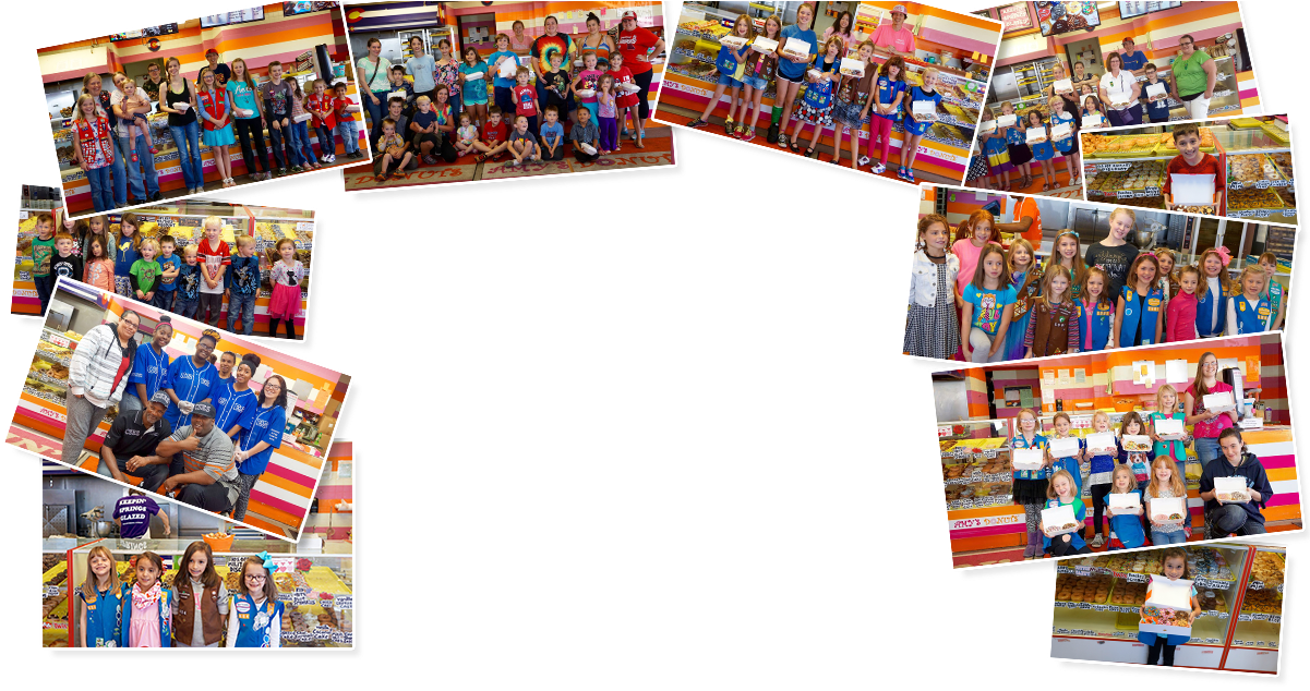 Community Bookstore Events Collage PNG Image