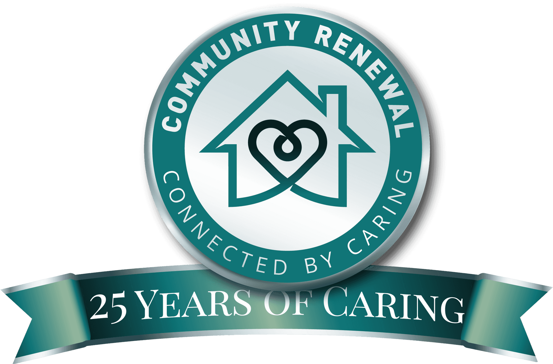 Community Renewal25 Years Anniversary Logo PNG Image