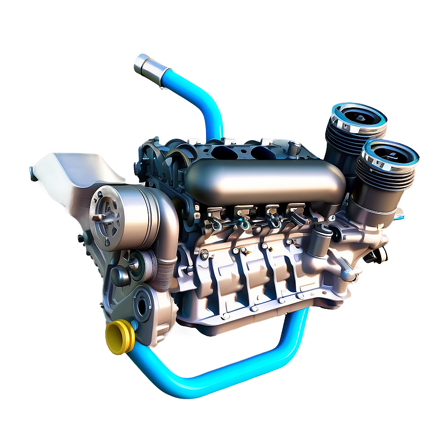 Compact Car Engine Model Png Mgk91 PNG Image