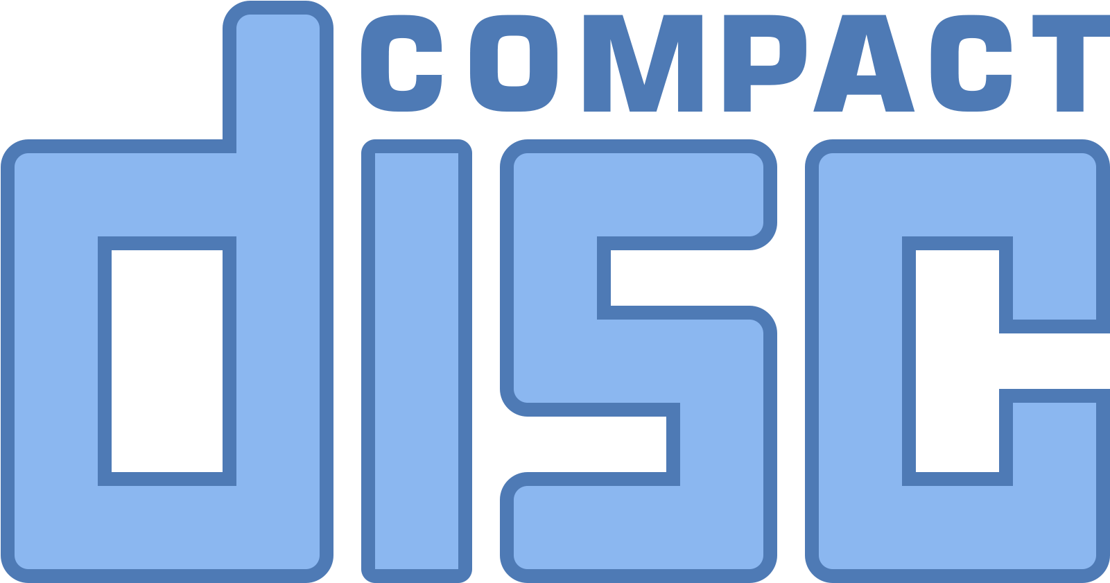 Compact Disc Logo Graphic PNG Image