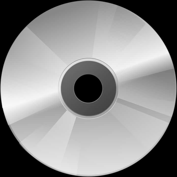 Compact Disc Top View PNG Image