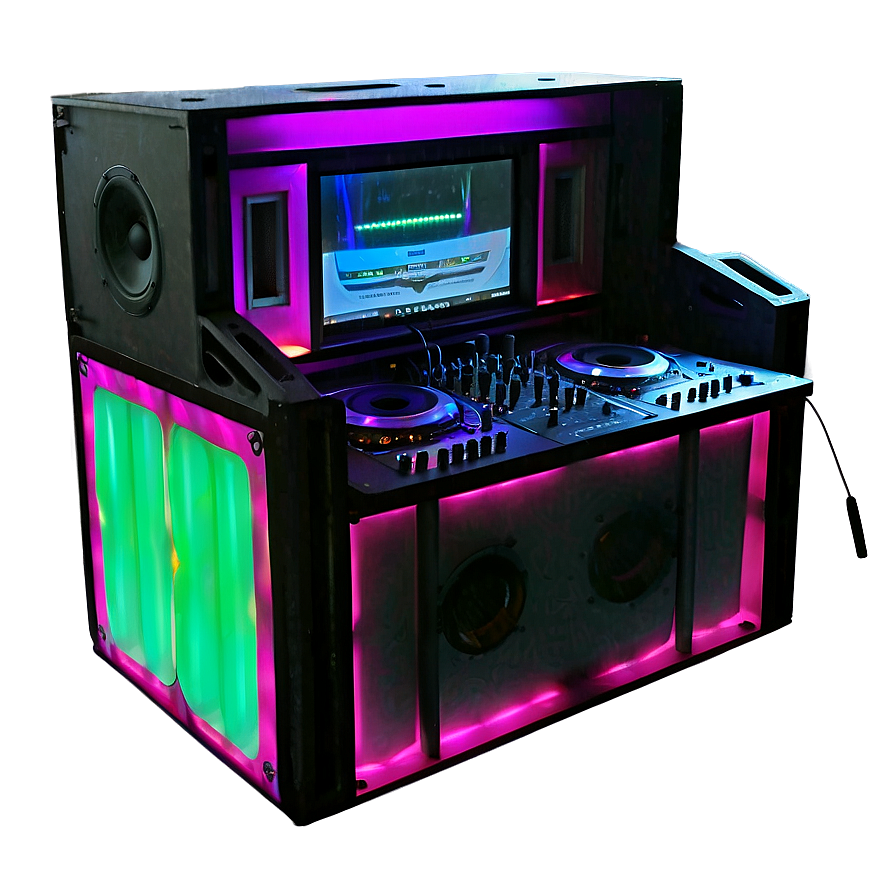 Compact Dj Booth Png Wcr42 PNG Image