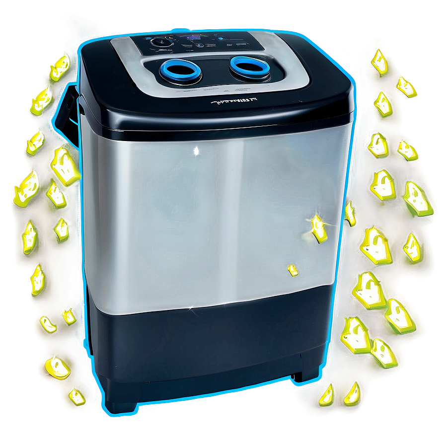 Compact Portable Washer Illustration Png 06282024 PNG Image