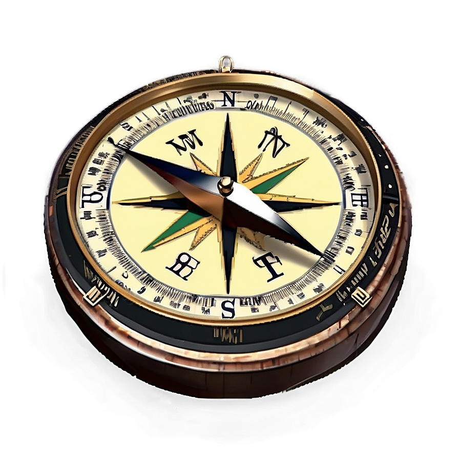 Compass In Forest Setting Png Uxw5 PNG Image