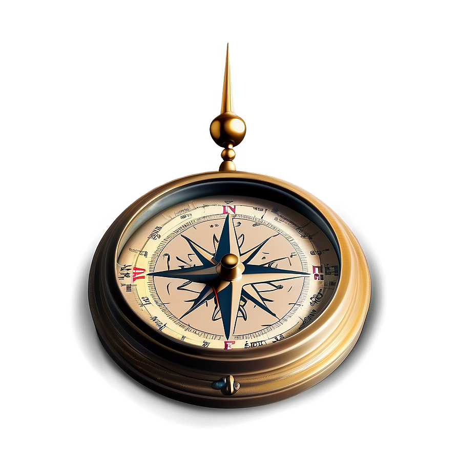 Compass In The Sand Png Cjt PNG Image