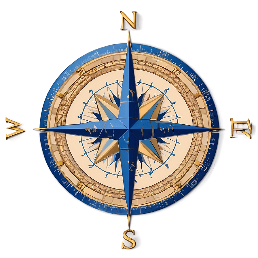 Compass Rose Blueprint Png 58 PNG Image