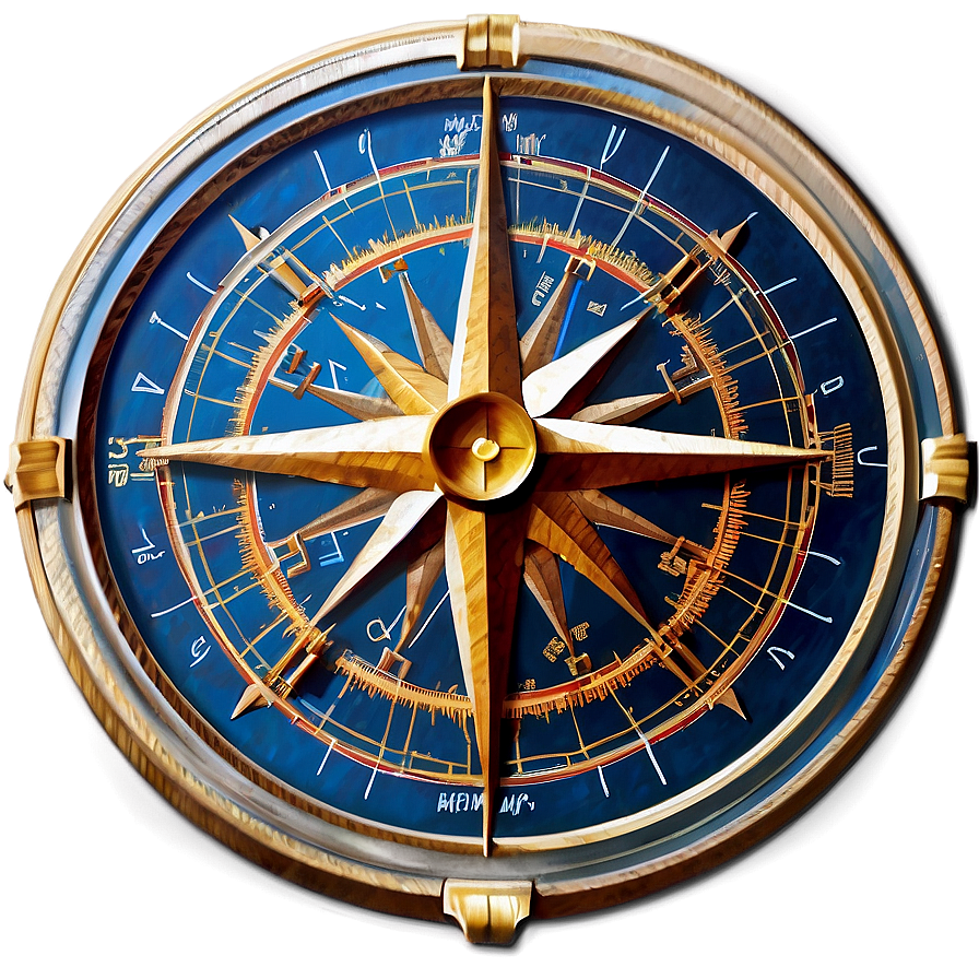 Compass Rose Blueprint Png Fie PNG Image