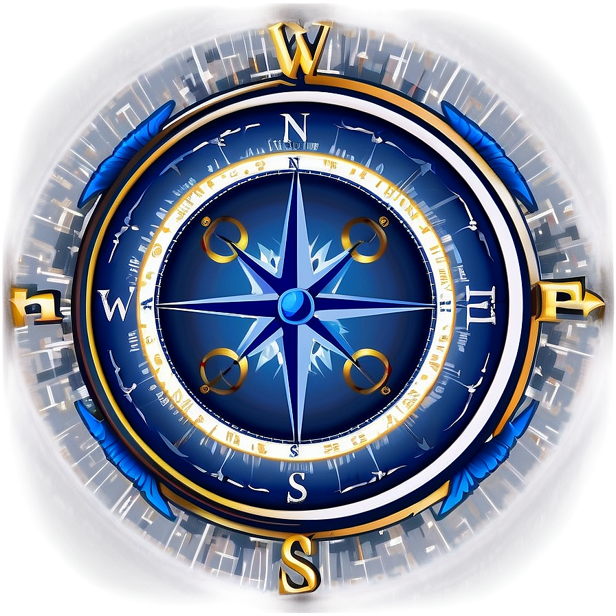 Compass Rose With Global Directions Png Eeh51 PNG Image