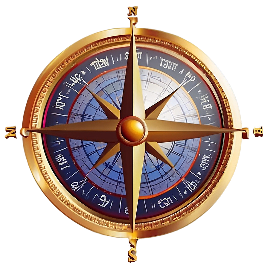 Compass Rose With Global Directions Png Wnq38 PNG Image