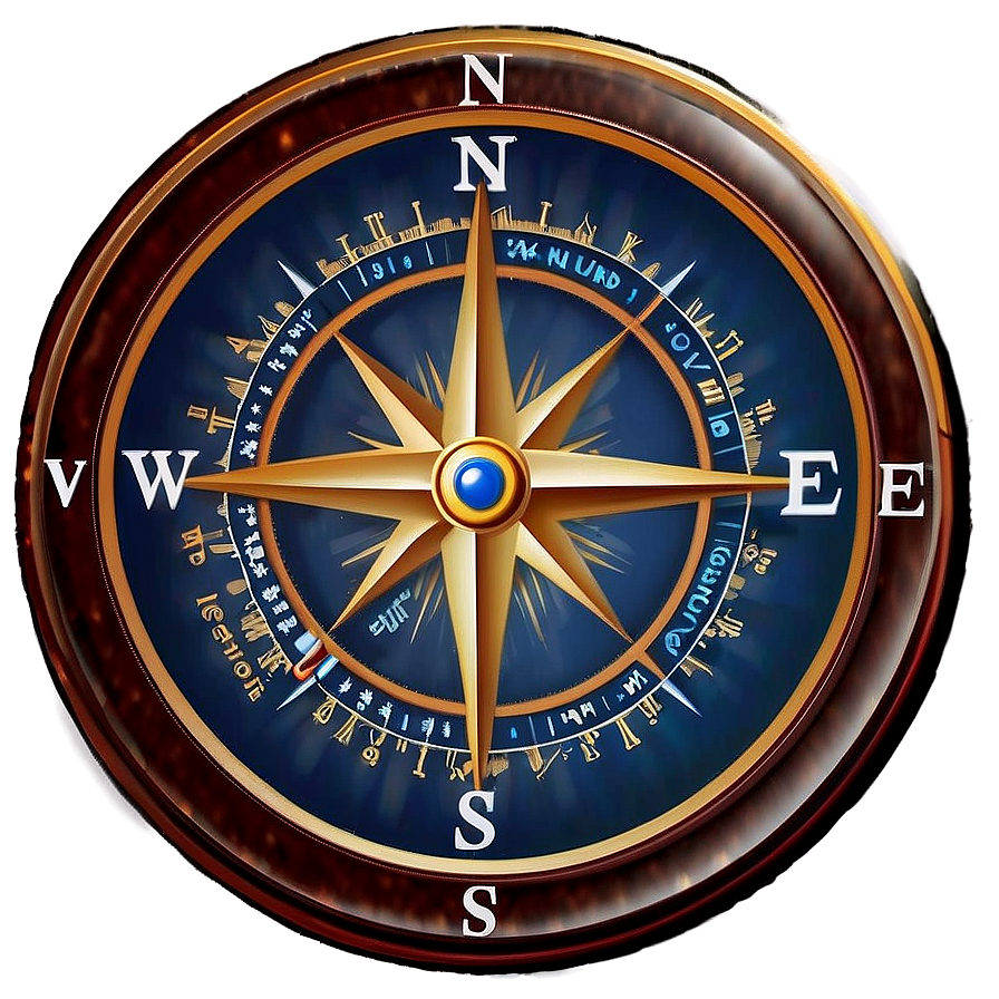 Compass Rose With Latitude Lines Png 05252024 PNG Image