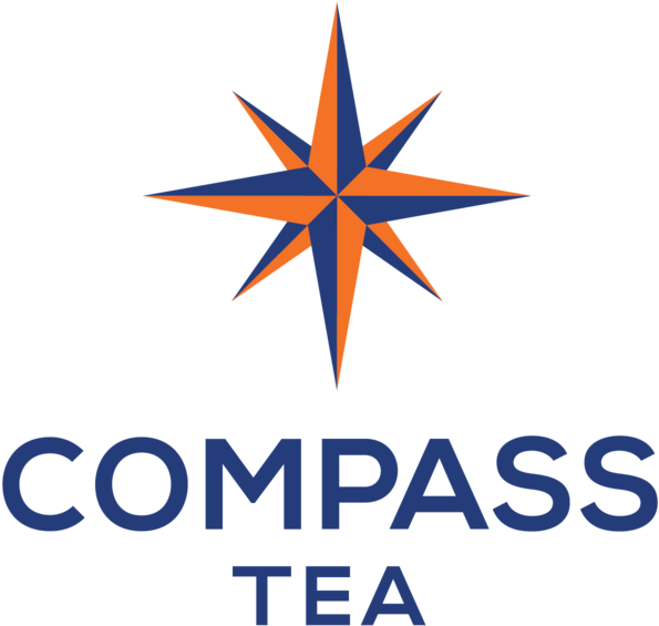 Compass Tea Logo Graphic PNG Image