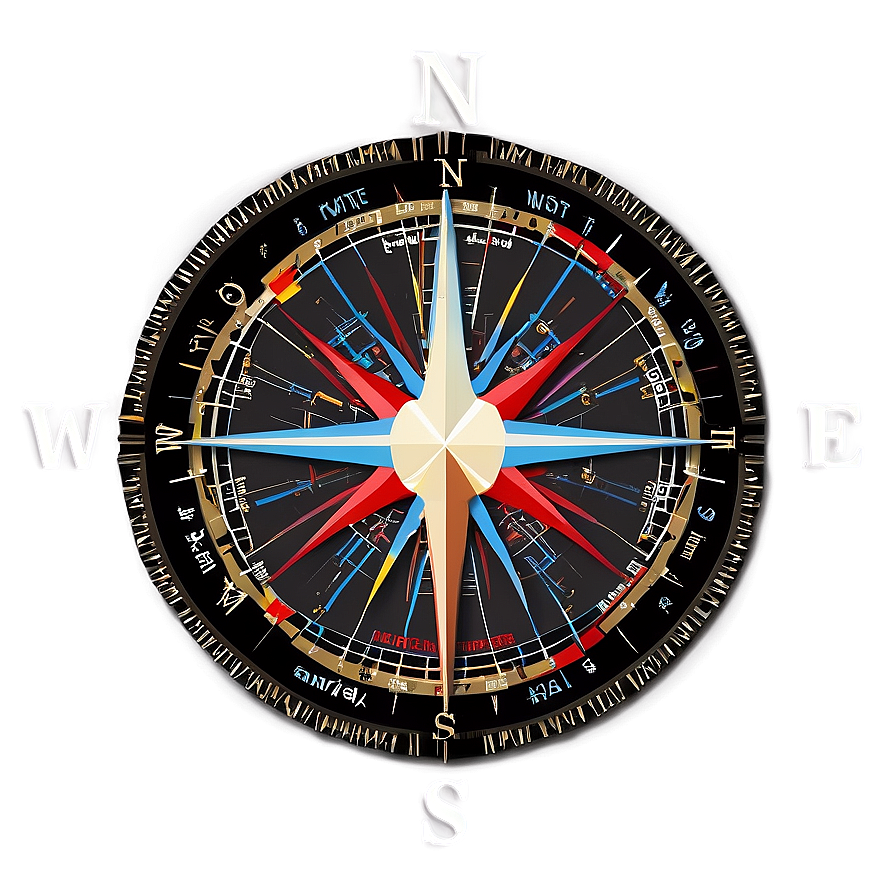 Compass With Cardinal Directions Png 28 PNG Image