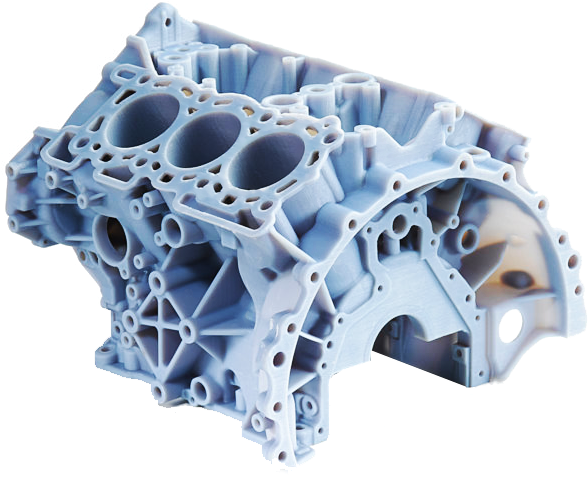 Complex3 D Printed Engine Block PNG Image