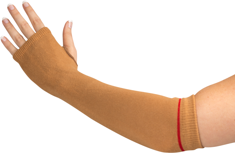 Compression Arm Sleeve Tan Background PNG Image