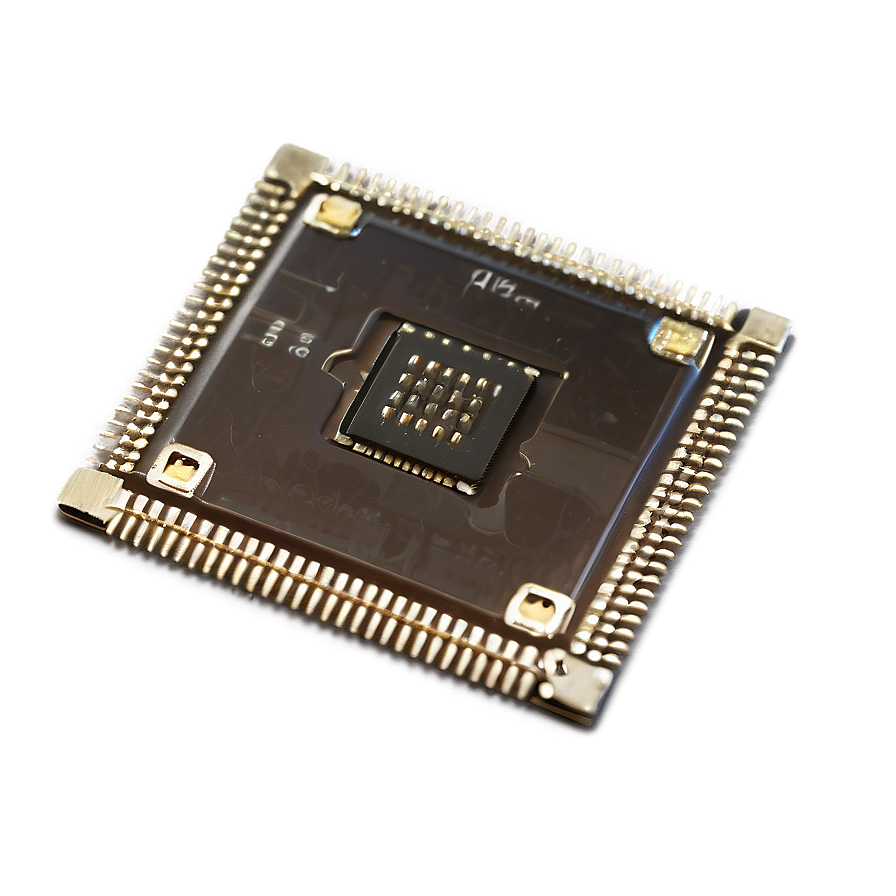 Computer Chip A PNG Image