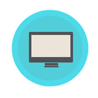 Computer Monitor Icon PNG Image