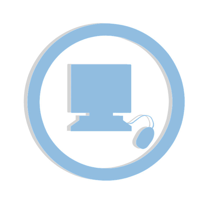 Computerand Headset Icon PNG Image