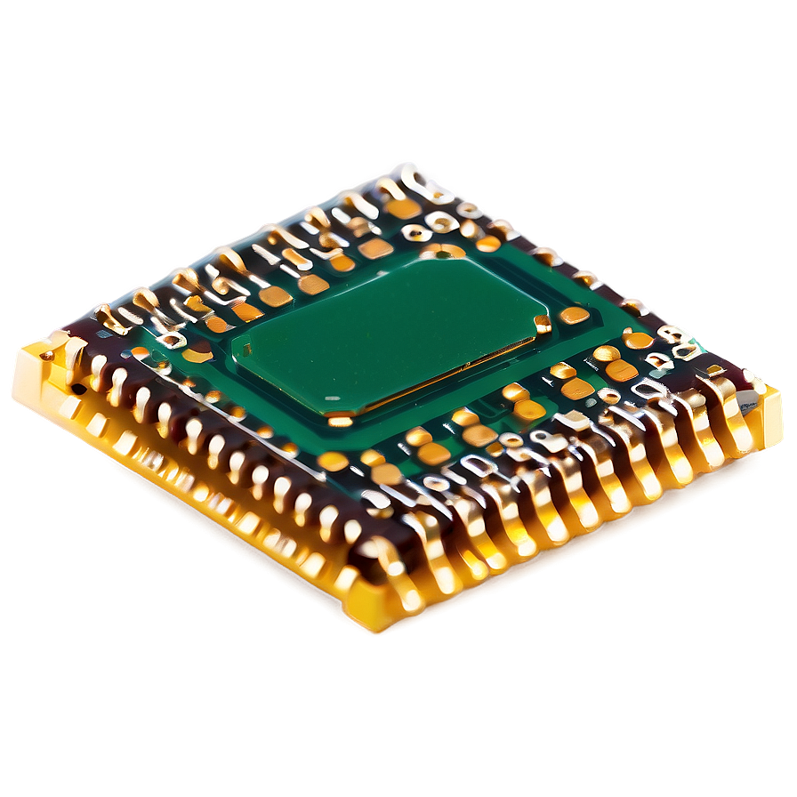 Computing Microchip Circuit Png Fcr PNG Image