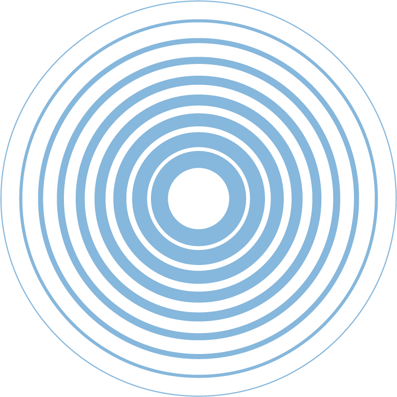 Concentric Sound Waves Illustration PNG Image