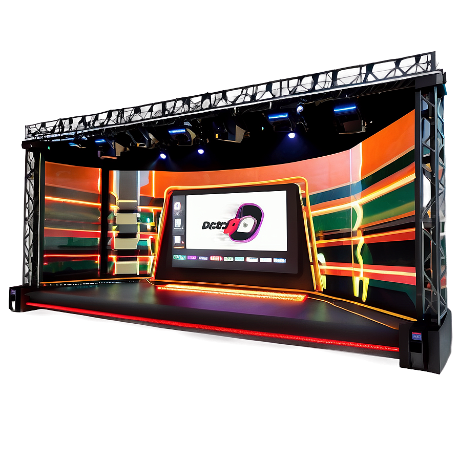 Concert Stage With Video Wall Png 62 PNG Image