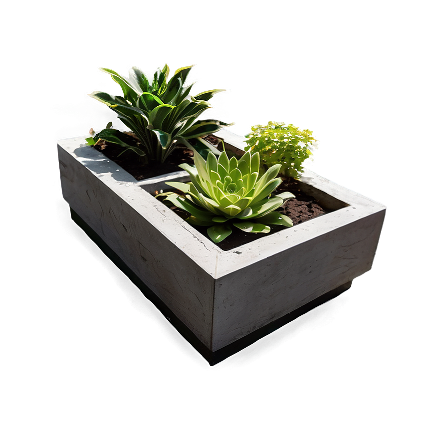 Concrete Planter Box Png 64 PNG Image