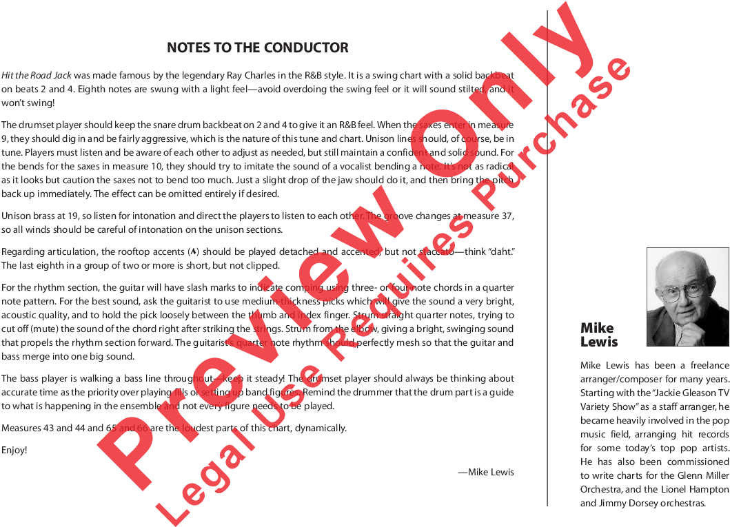 Conductor Notes Music Sheet Mike Lewis PNG Image