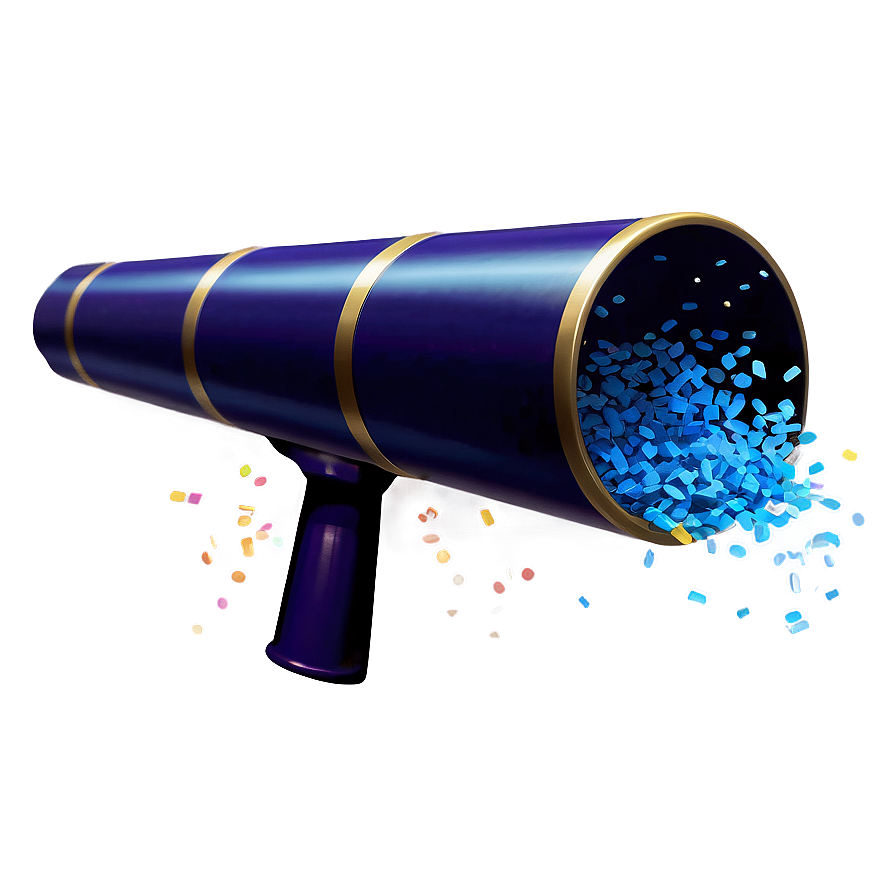 Confetti Cannon Celebration Png Jvq65 PNG Image