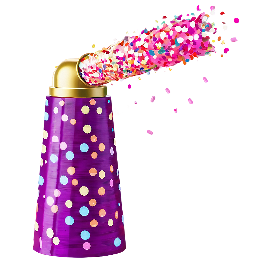 Confetti Cannon Magical Moment Png 06282024 PNG Image